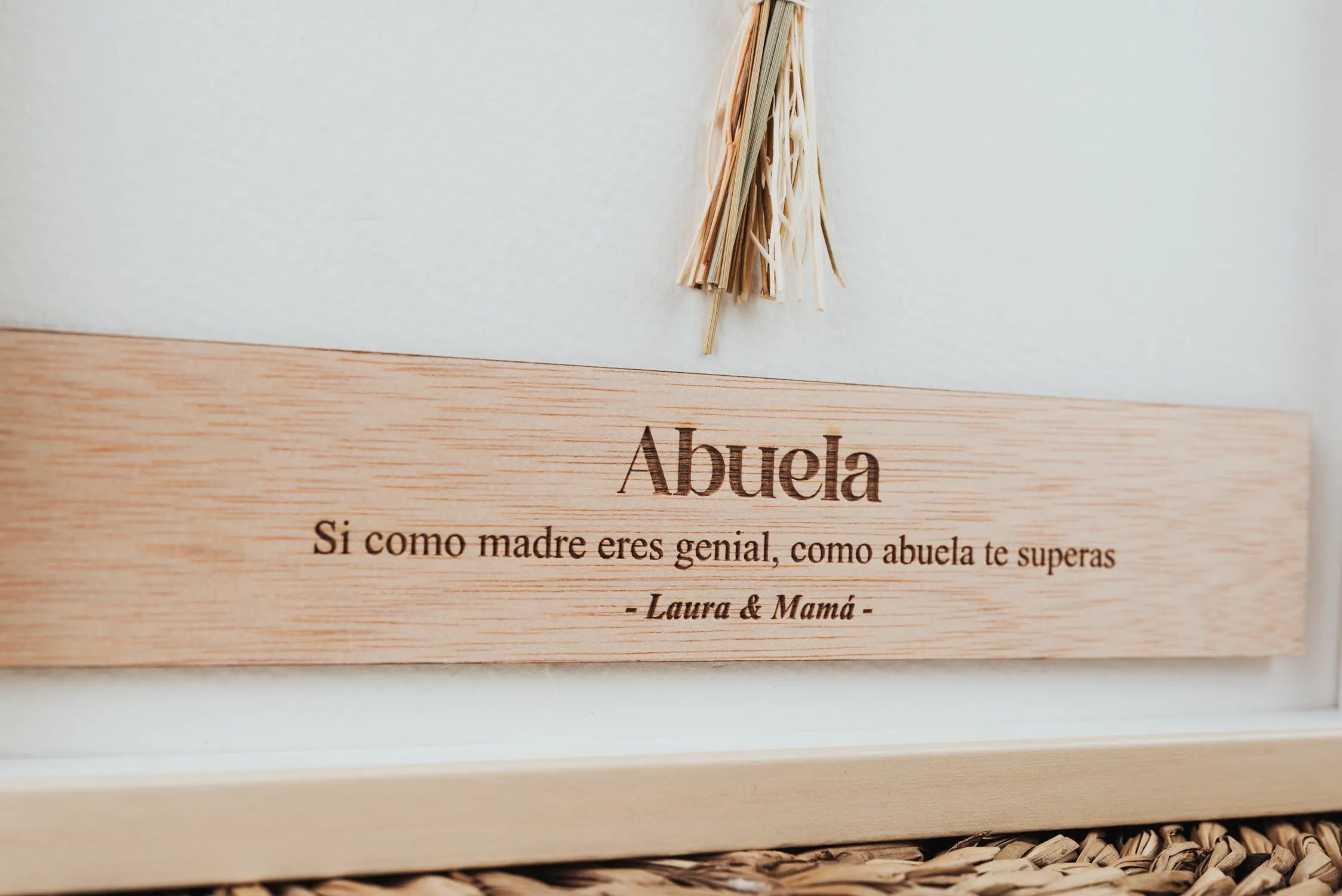 CUADRO FLOR “SUPER ABUELA”