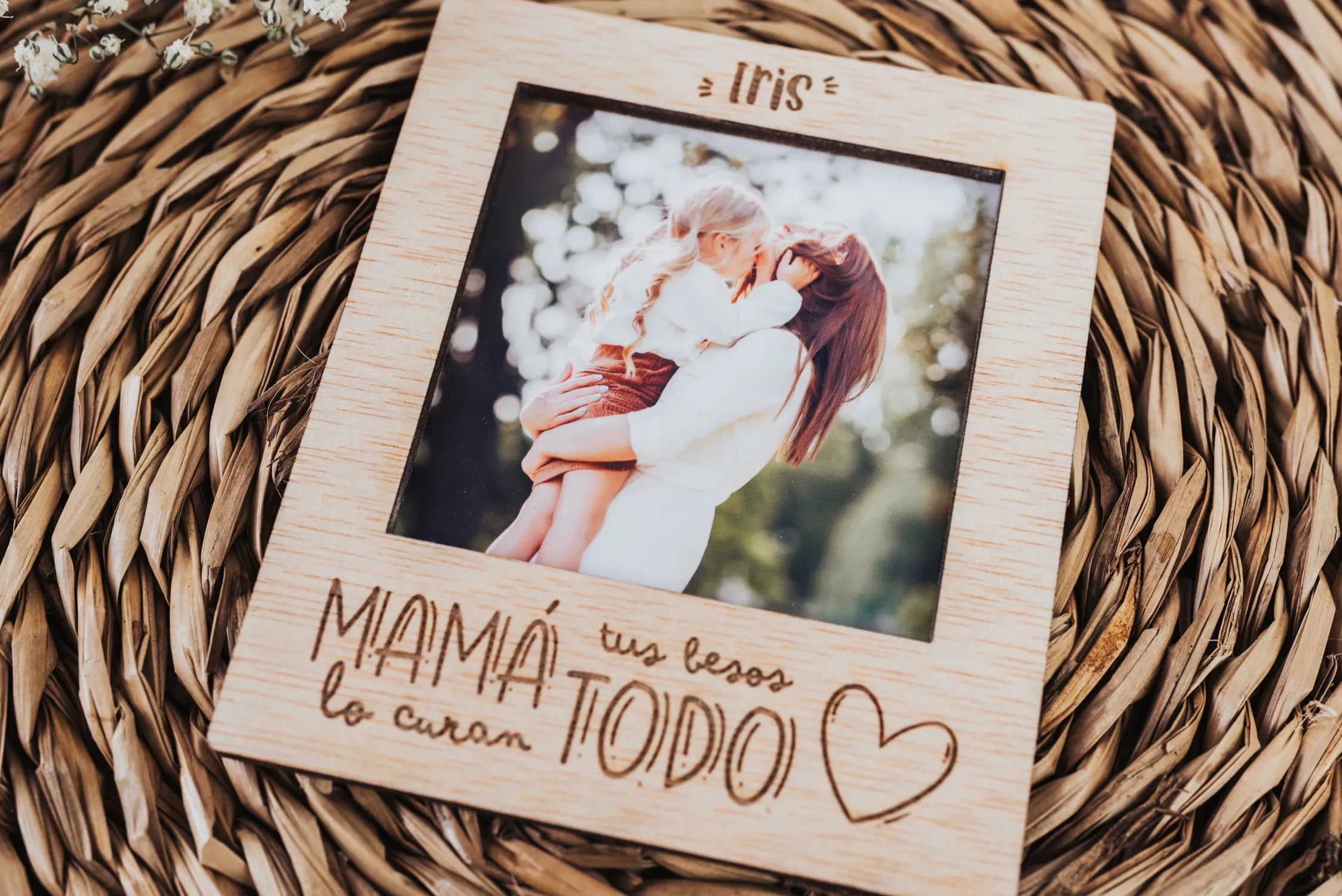 PORTAFOTOS MINI IMÁN “SUPER MAMÁ”