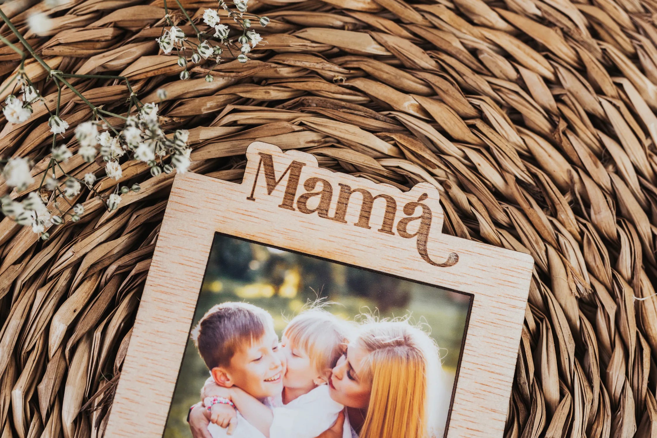 PORTAFOTOS MINI IMÁN “SUPER MAMÁ”