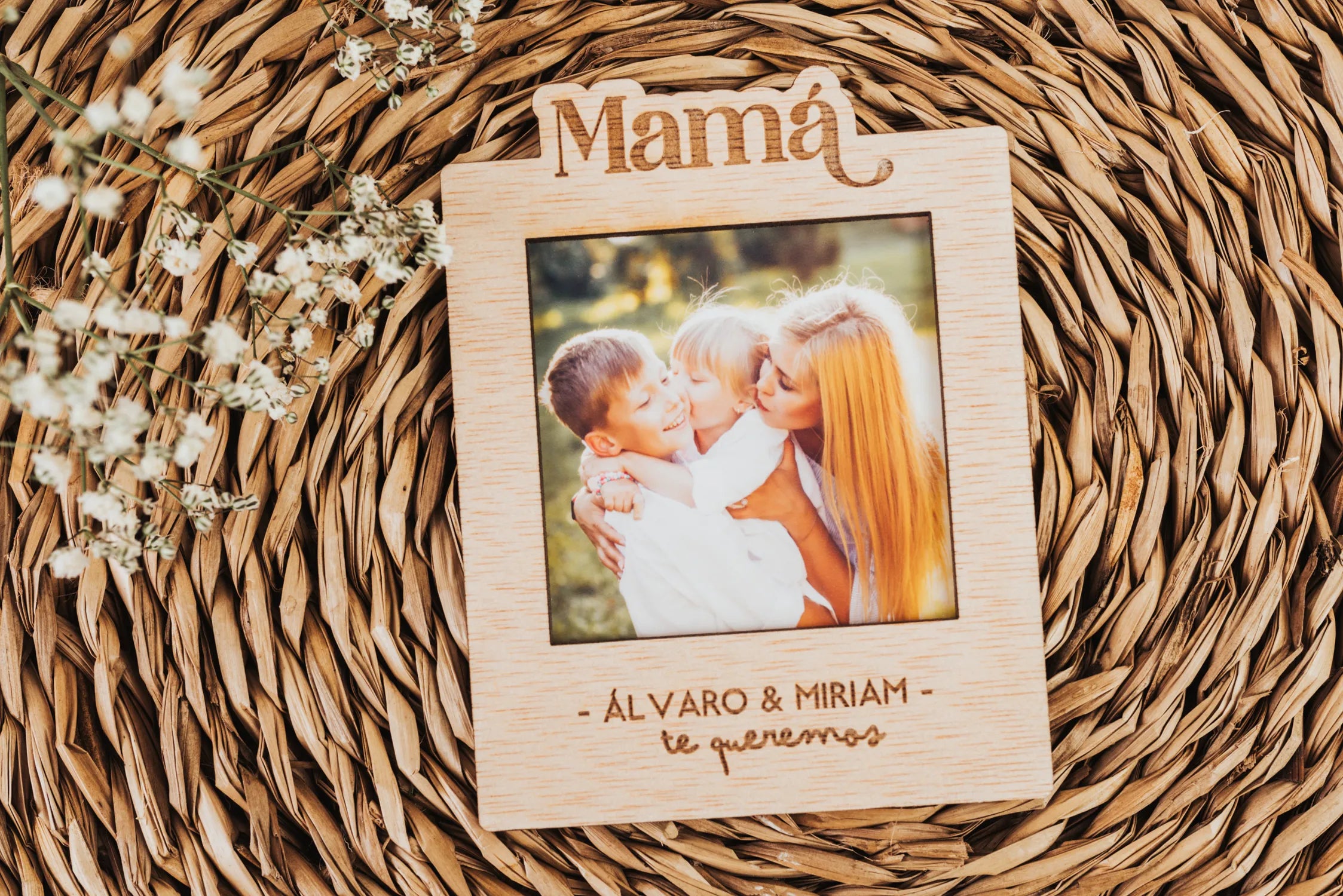 PORTAFOTOS MINI IMÁN “SUPER MAMÁ”