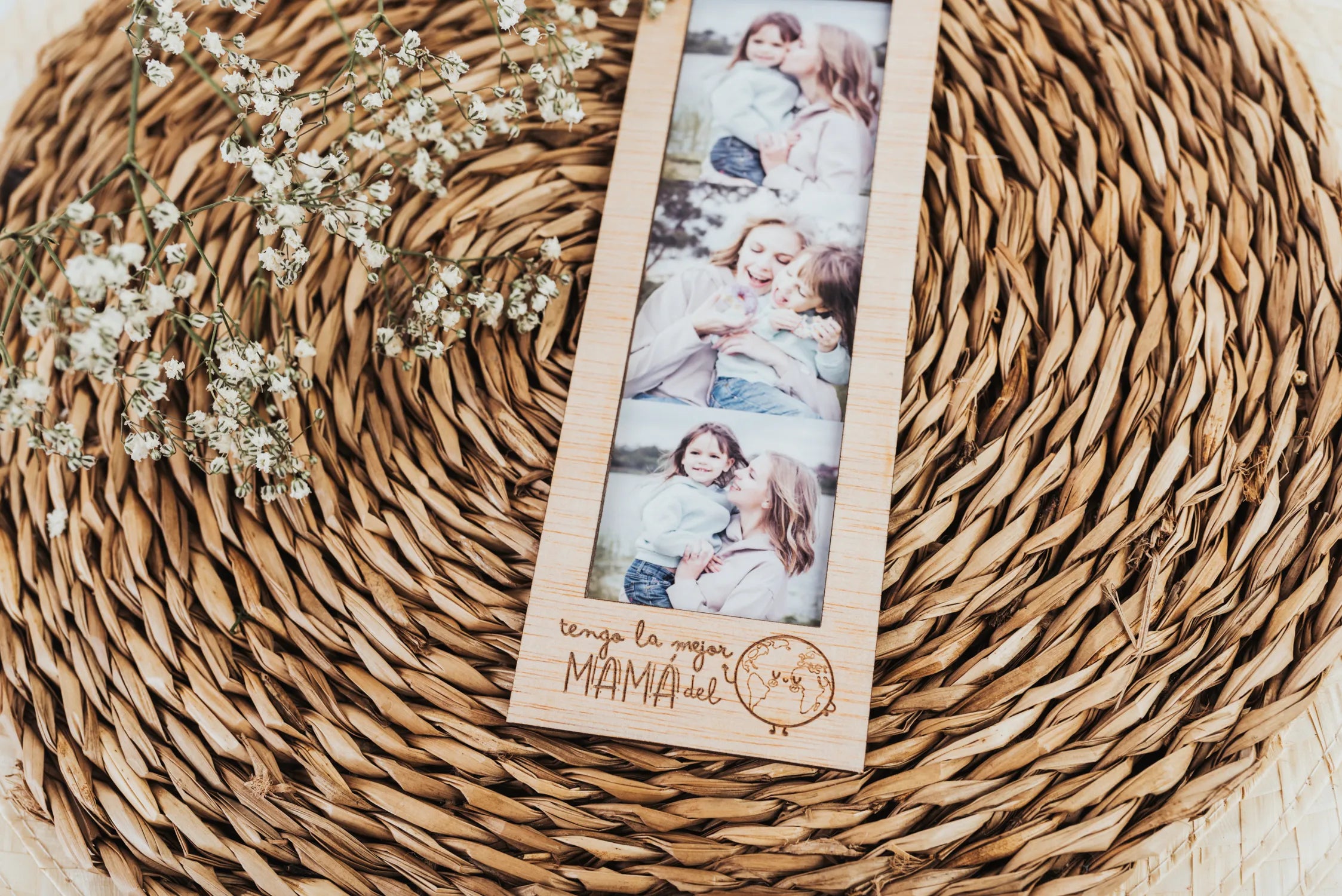 Portafotos Imán Fotomatón "Mamá"