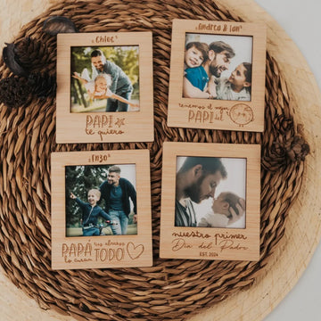 Portafotos Imán "Super Papá"