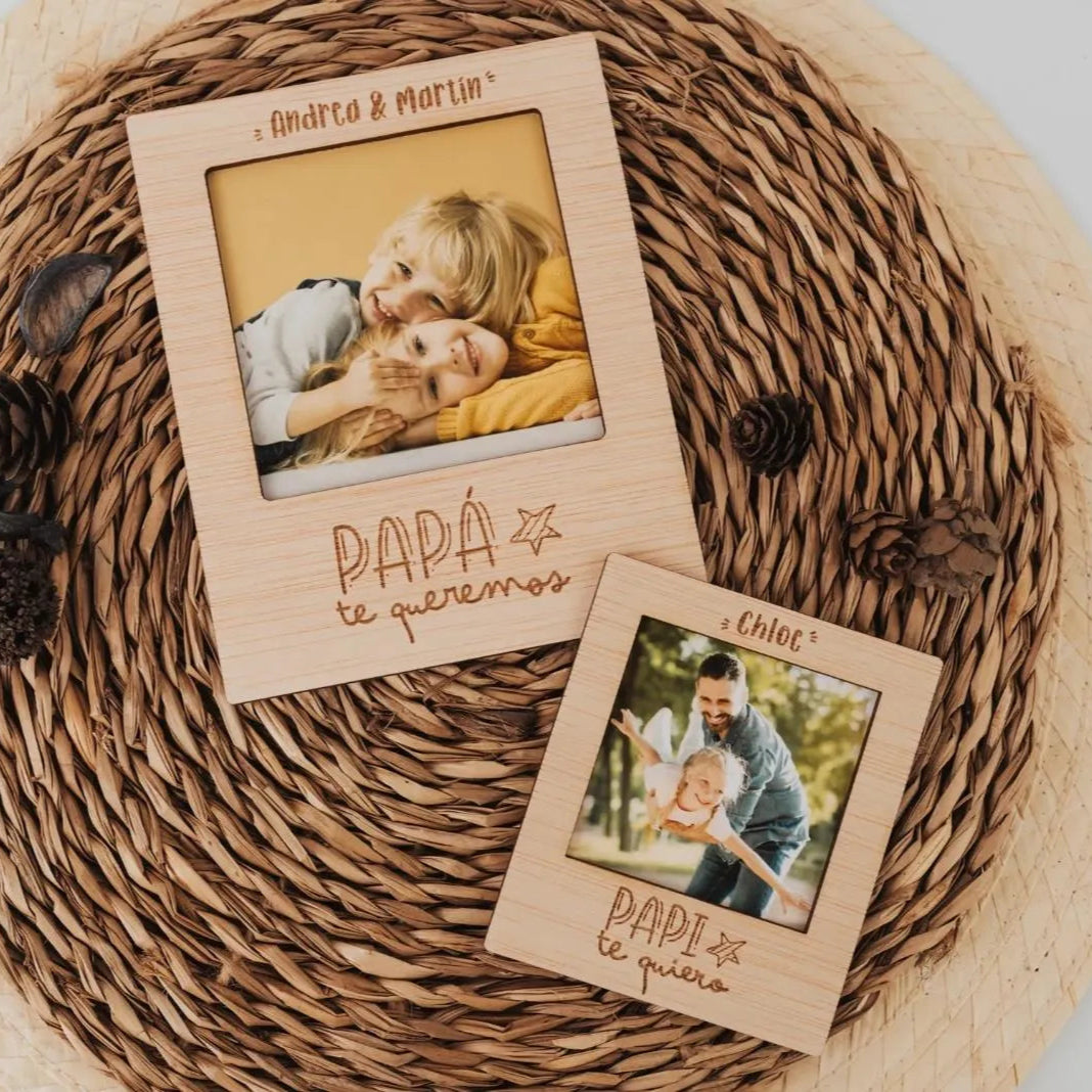 Portafotos Imán "Super Papá"