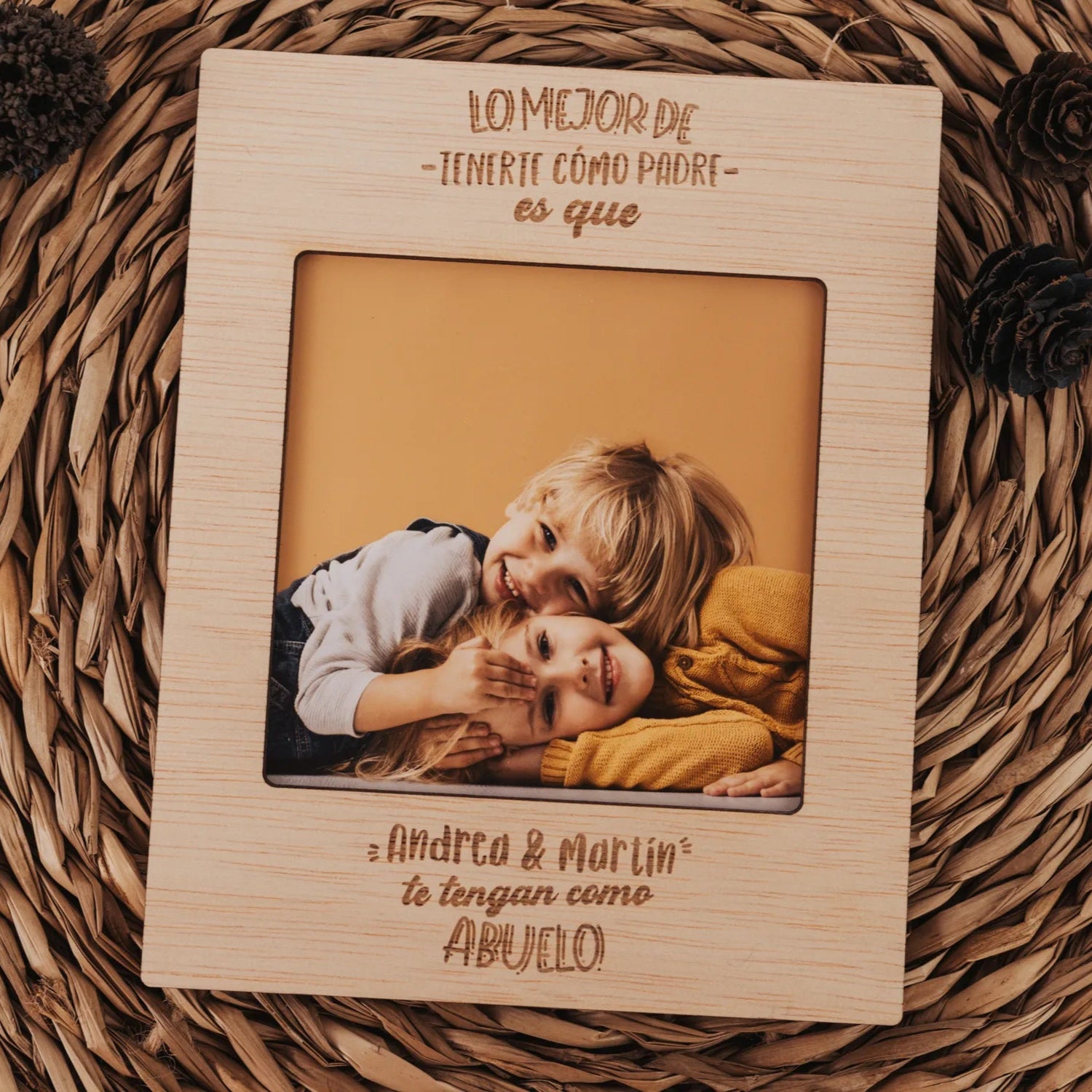 Portafotos Imán "Super Abuelo"