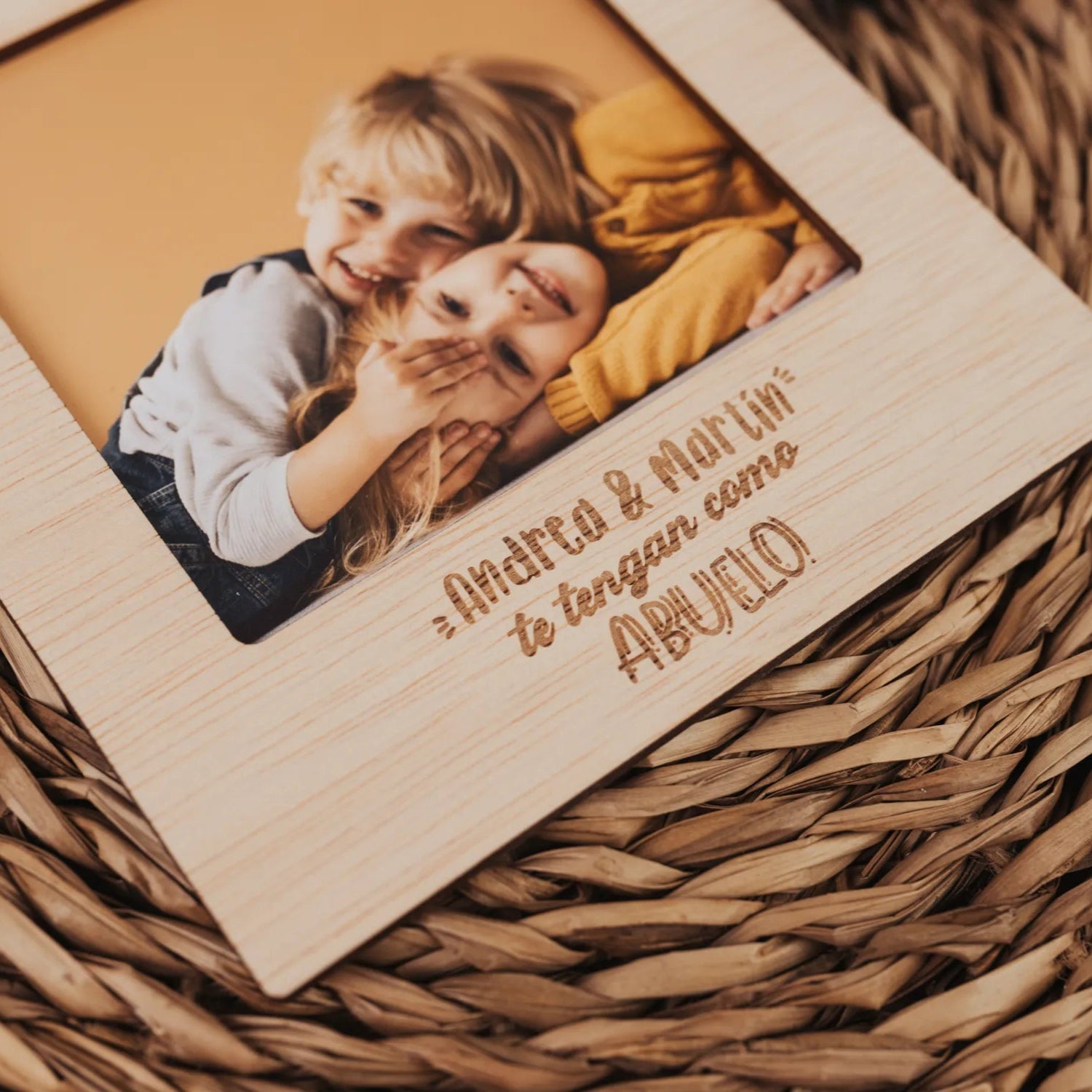 Portafotos Imán "Super Abuelo"