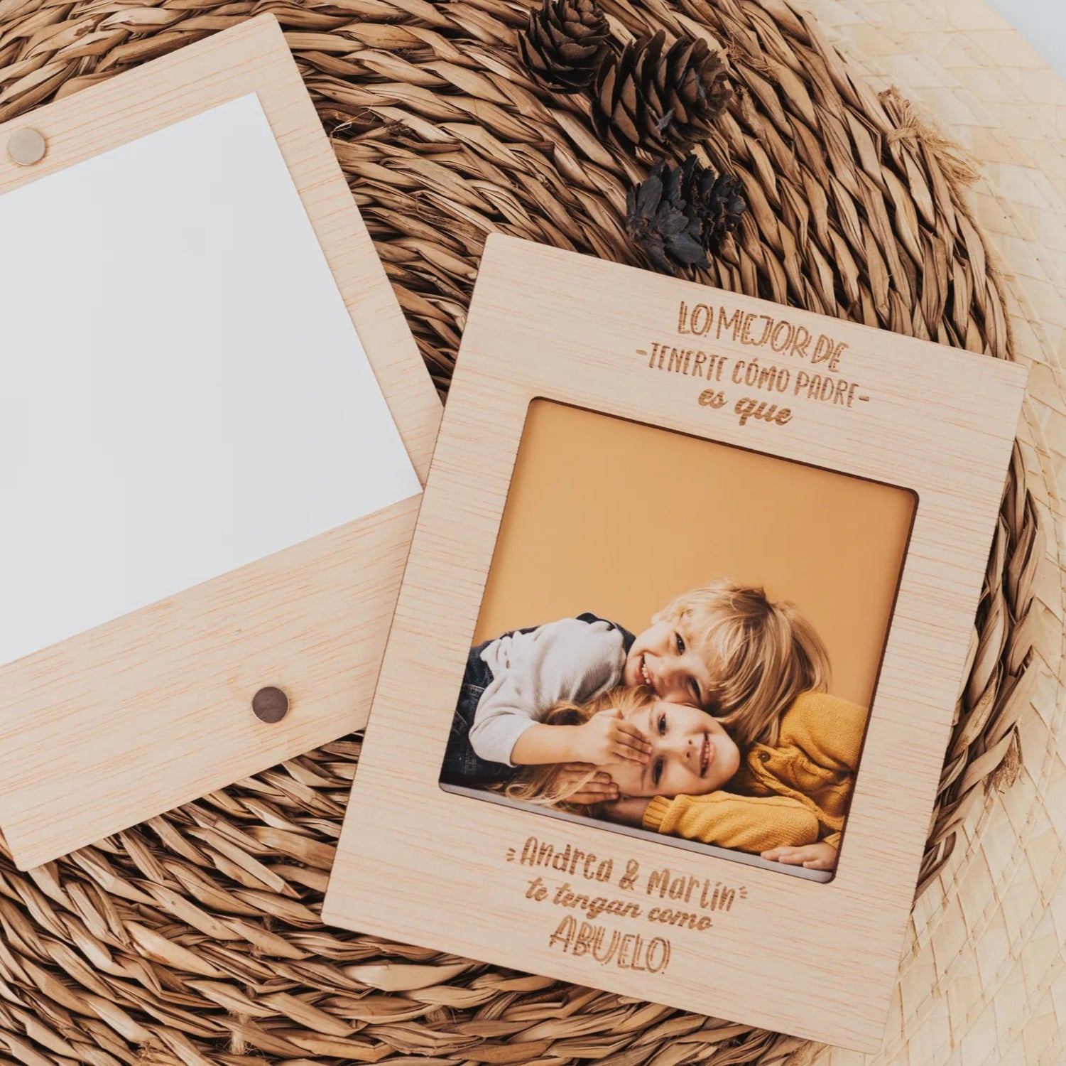 Portafotos Imán "Super Abuelo"