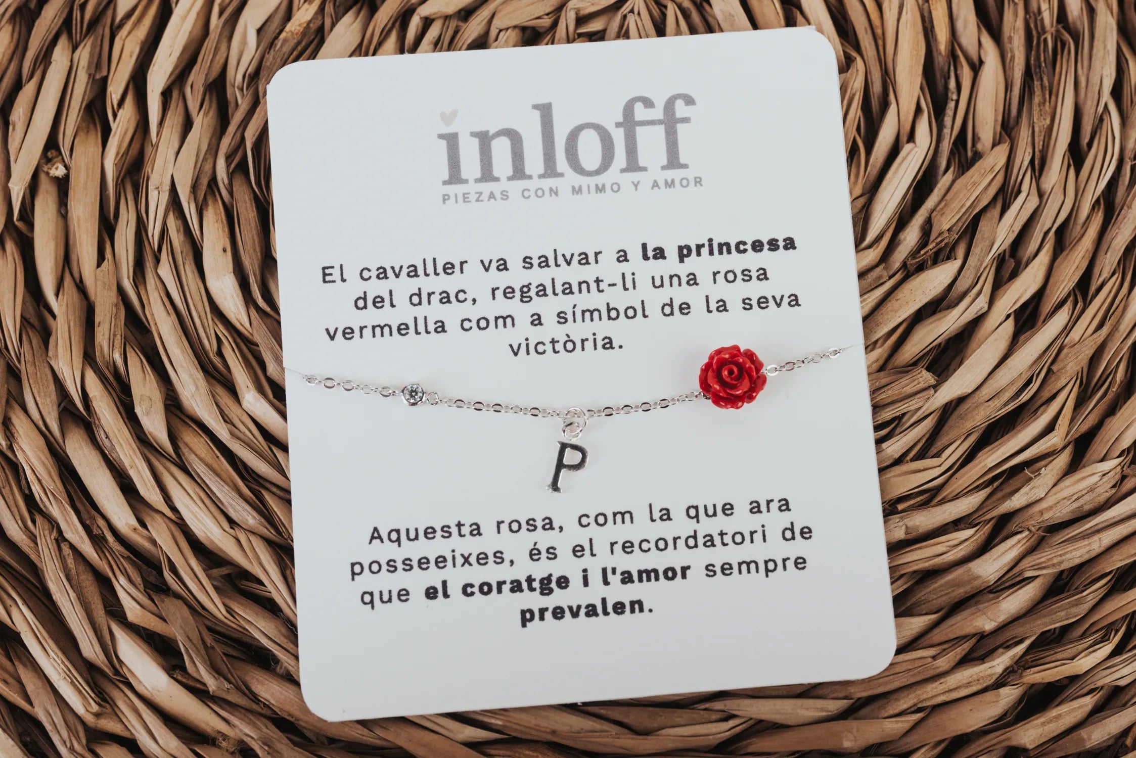 PULSERA DE PLATA "ROSA ETERNA" ESPECIAL SANT JORDI