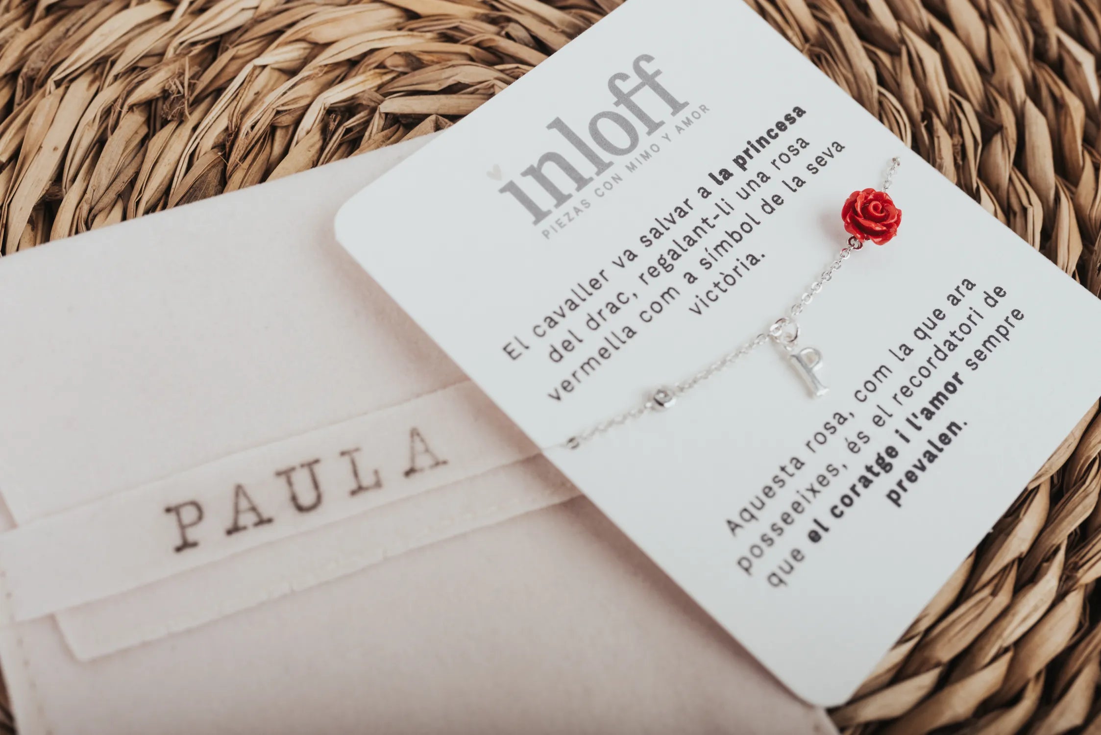 PULSERA DE PLATA "ROSA ETERNA" ESPECIAL SANT JORDI