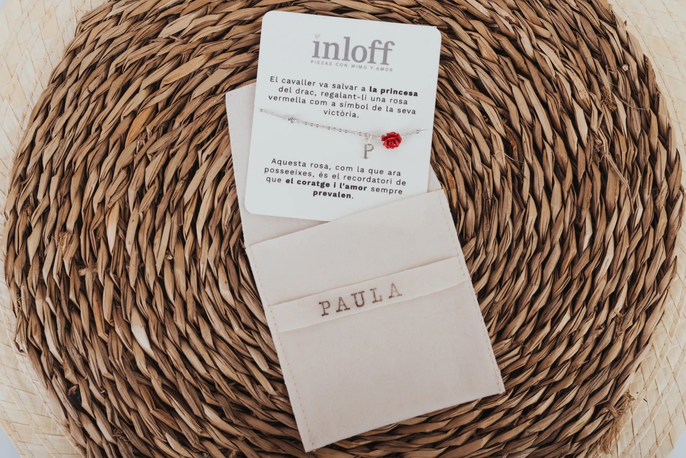 PULSERA DE PLATA "ROSA ETERNA" ESPECIAL SANT JORDI