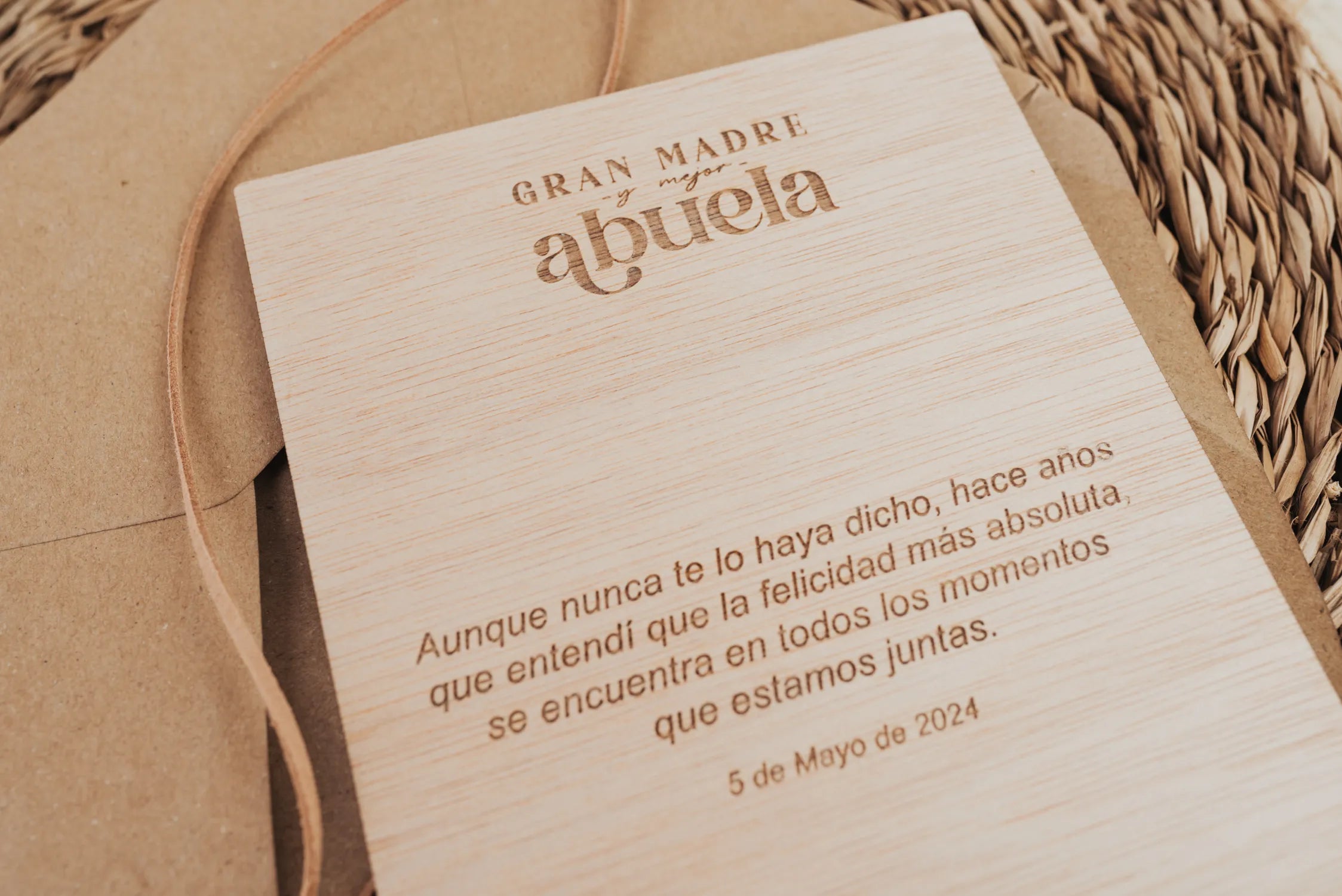 Tarjeta Mensaje “Abuela”