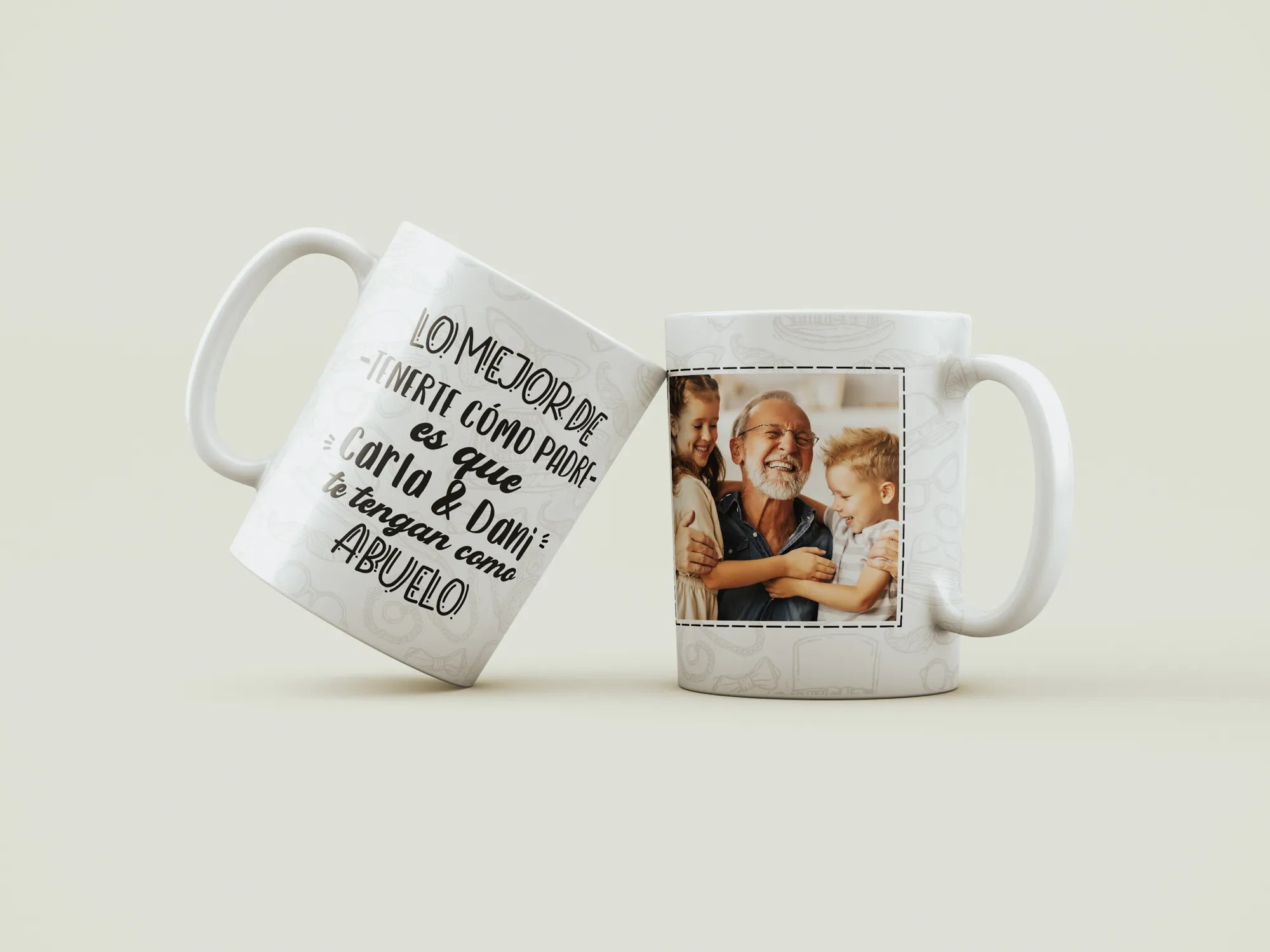 Taza Personalizada "Lo mejor del abuelo"
