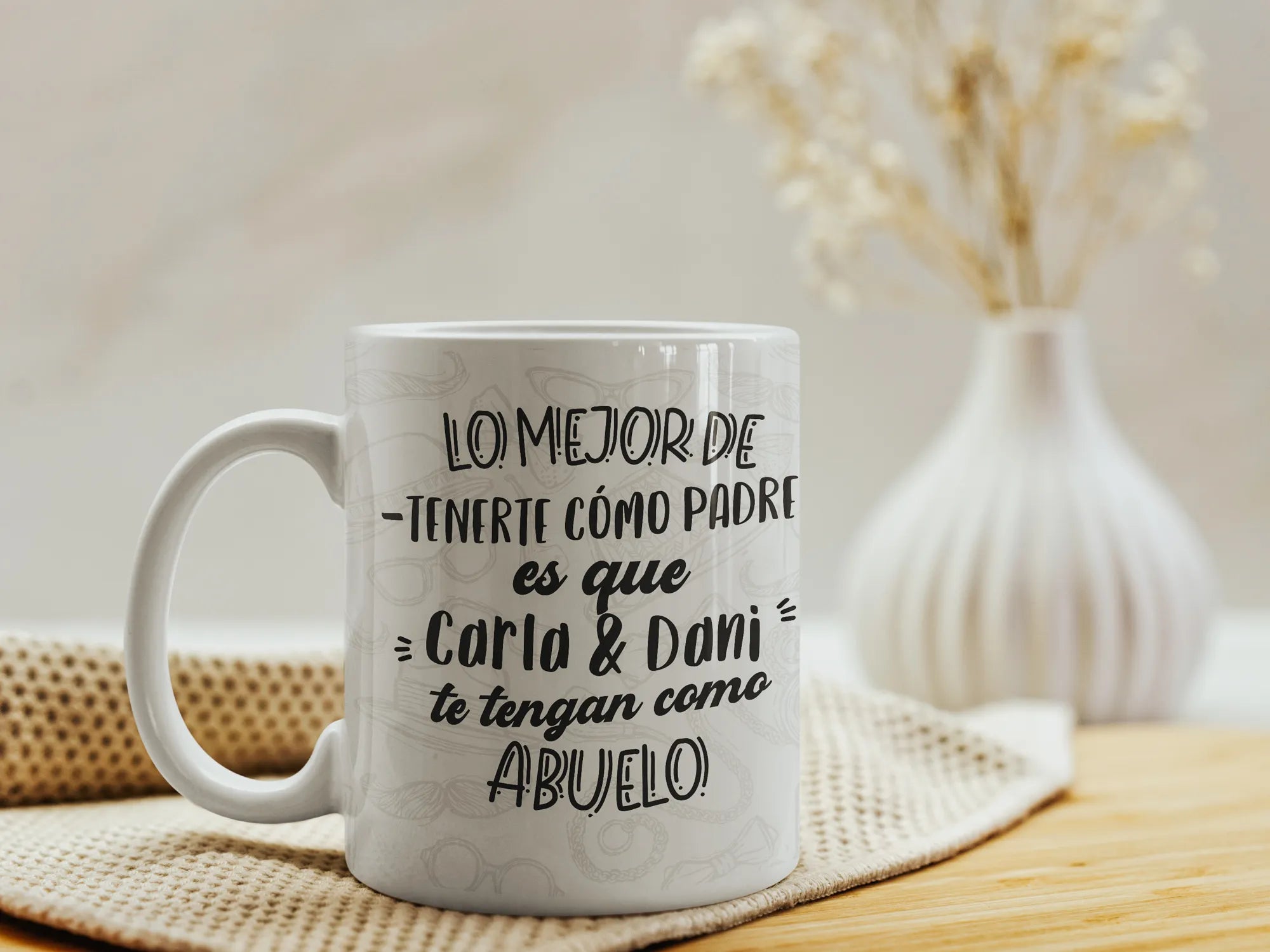 Taza Personalizada "Lo mejor del abuelo"