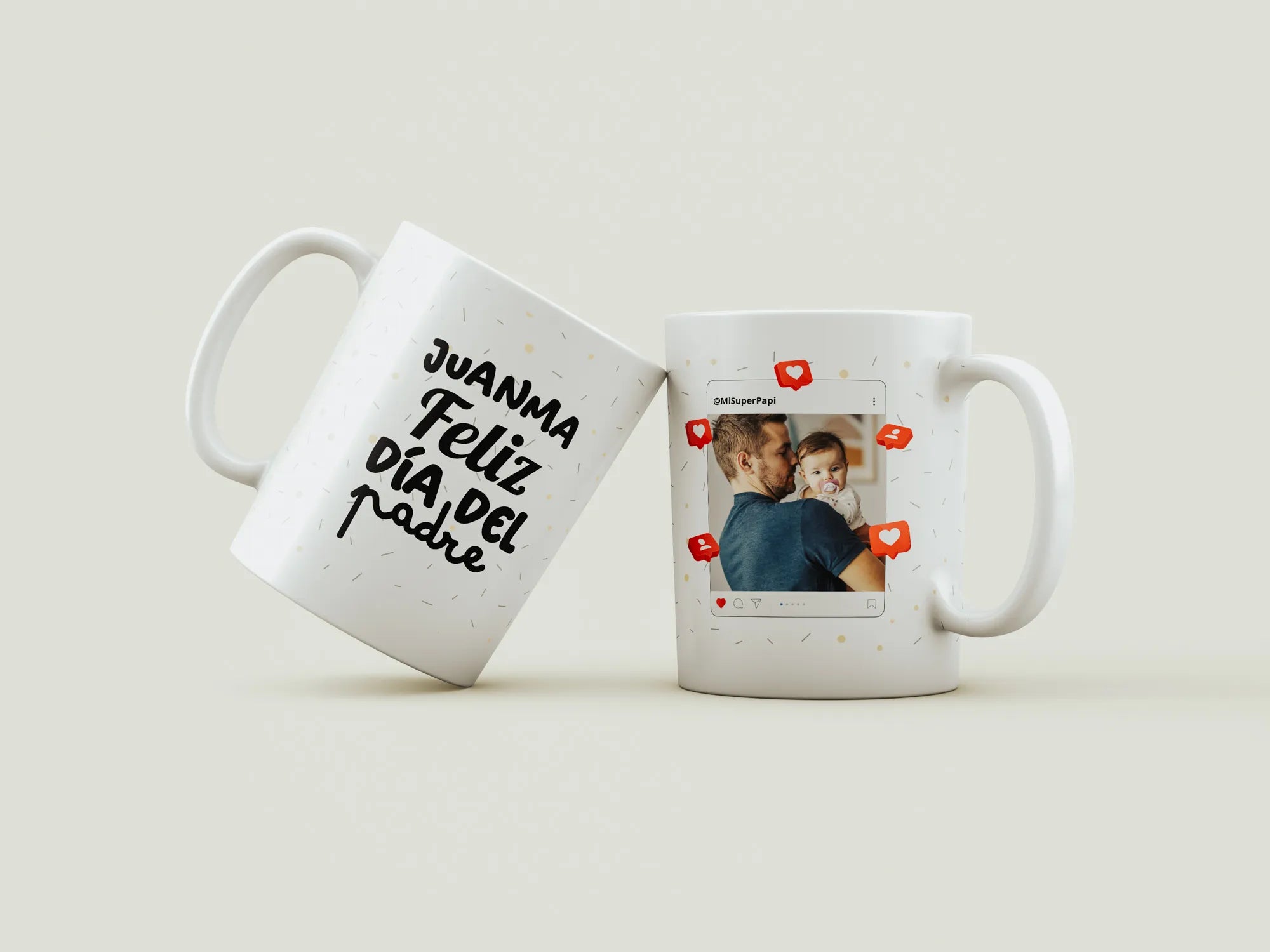 Taza Personalizada "Feliz Día Papá"