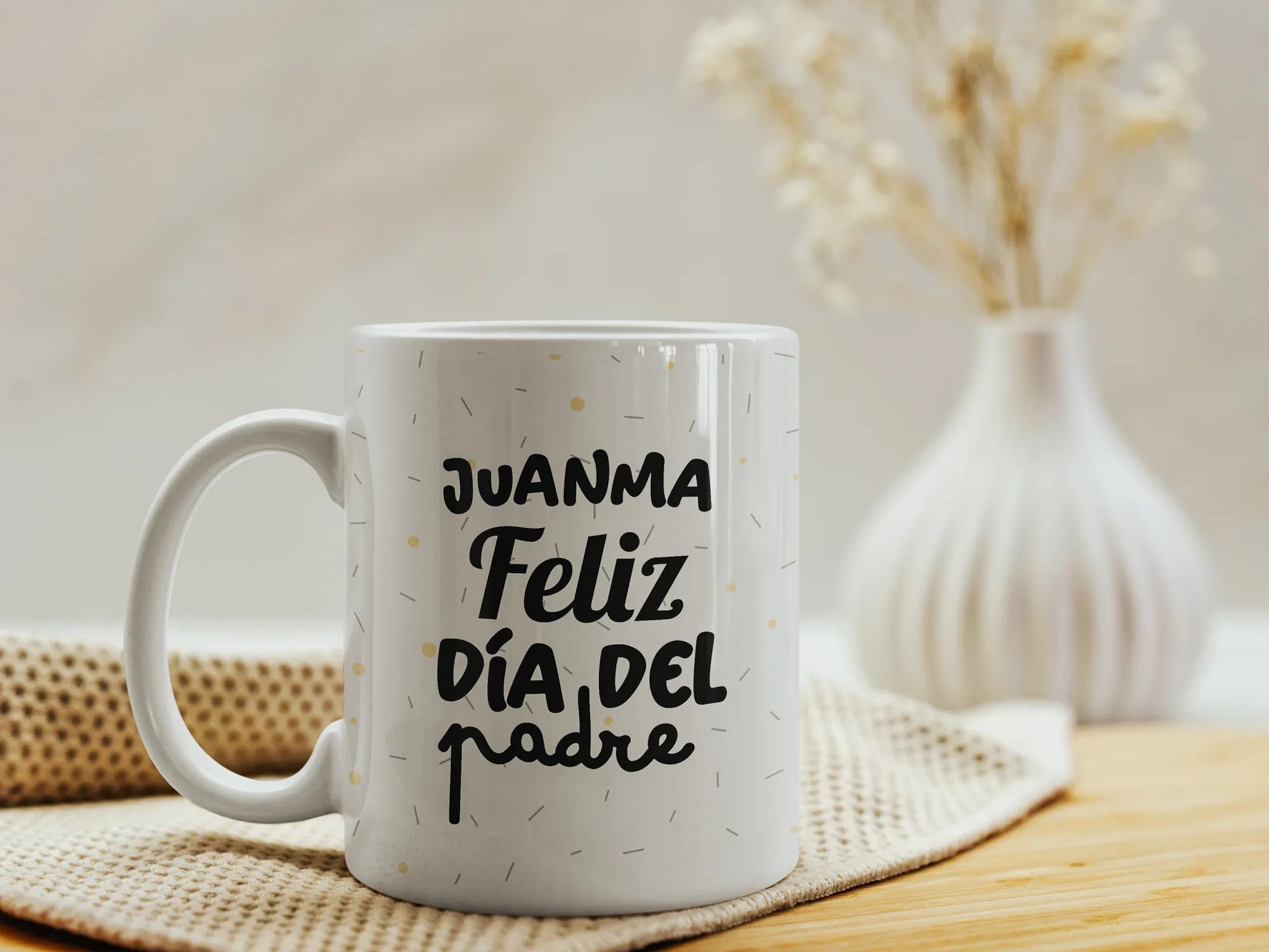 Taza Personalizada "Feliz Día Papá"