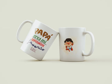 Taza Personalizada "Papá Superhéroe"