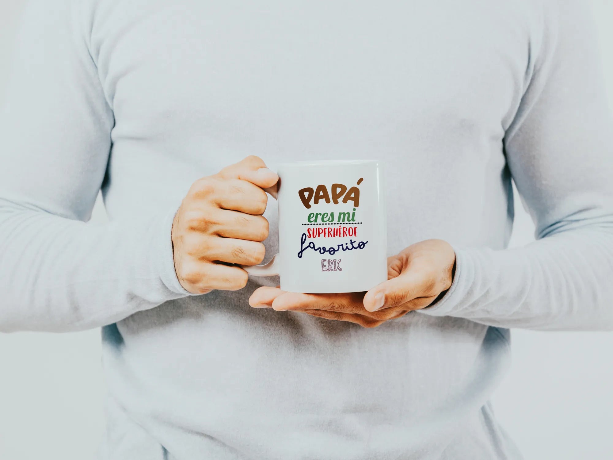 Taza Personalizada "Papá Superhéroe"