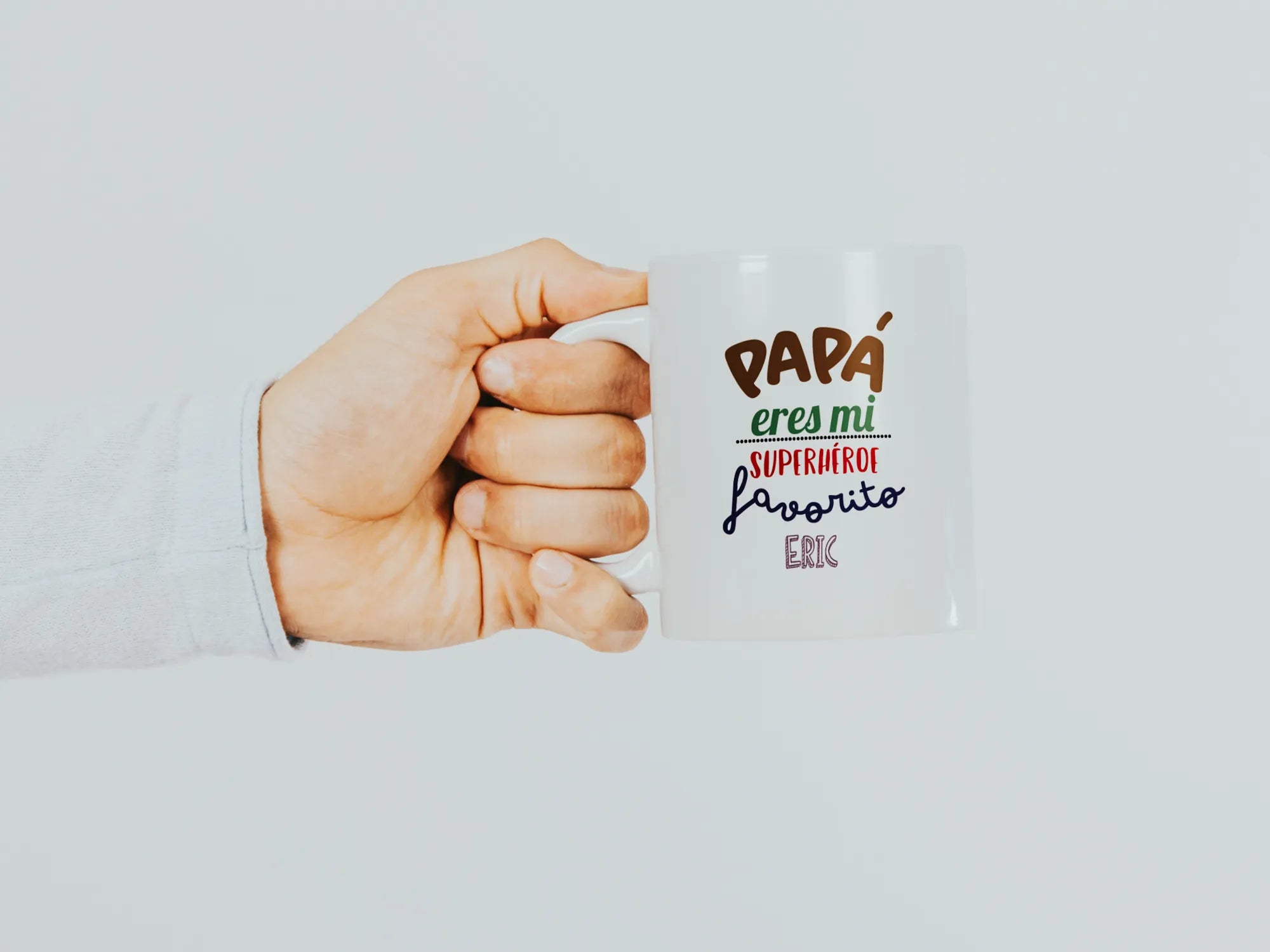 Taza Personalizada "Papá Superhéroe"
