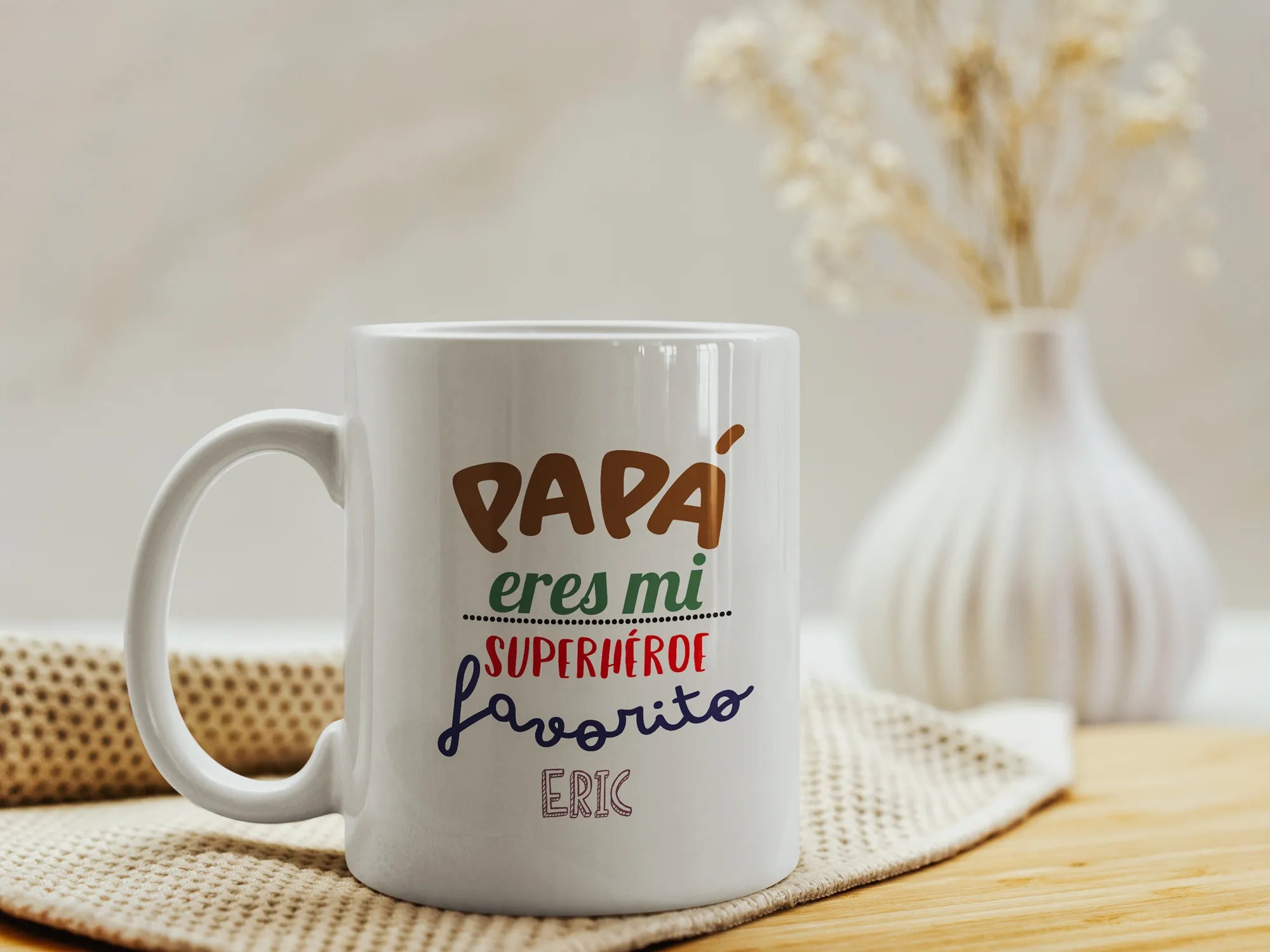 Taza Personalizada "Papá Superhéroe"