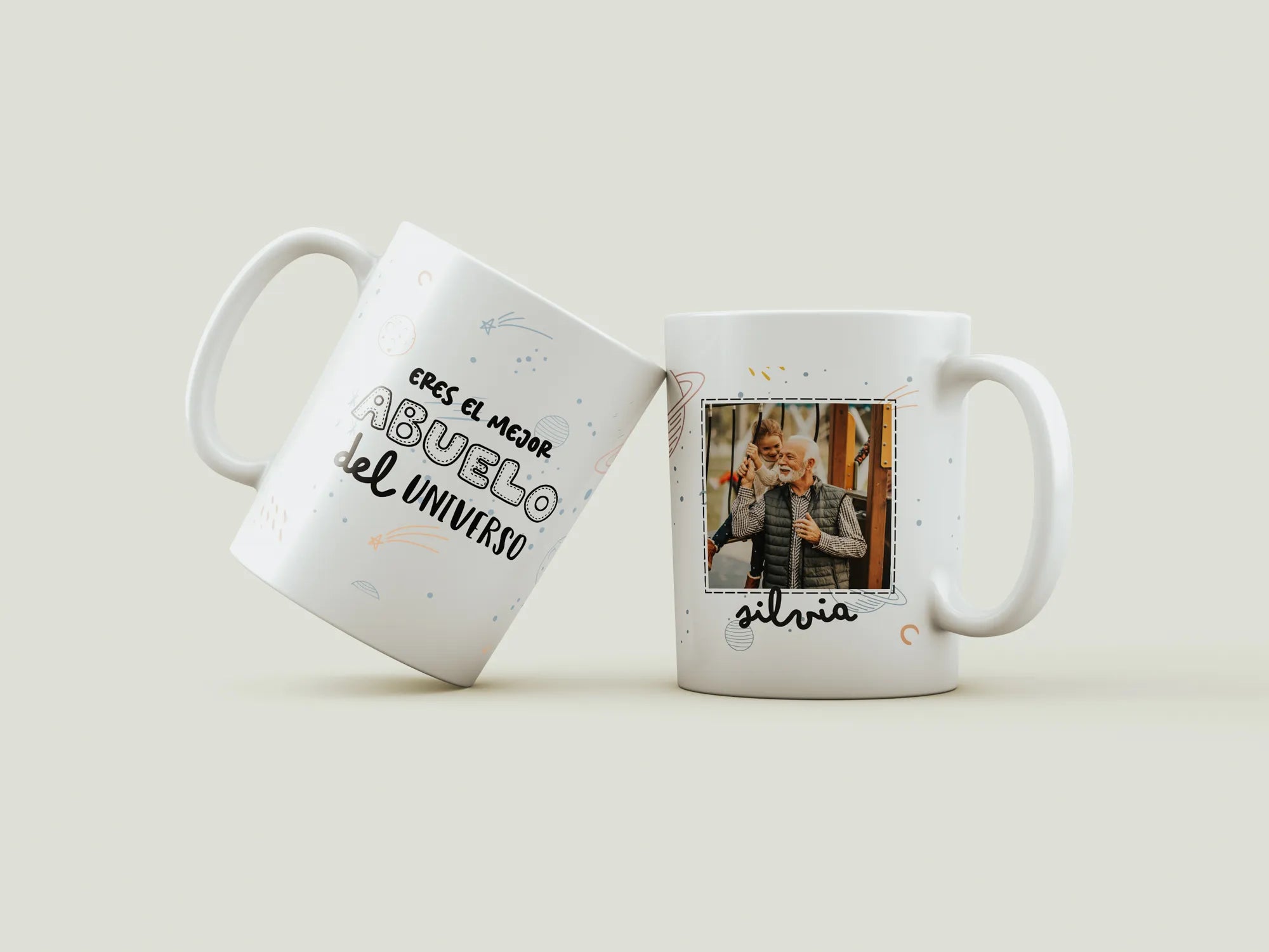 Taza Personalizada "Mejor Abuelo del Universo"
