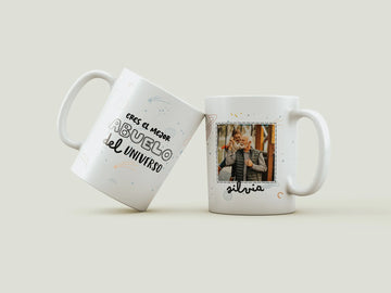 Taza Personalizada "Mejor Abuelo del Universo"
