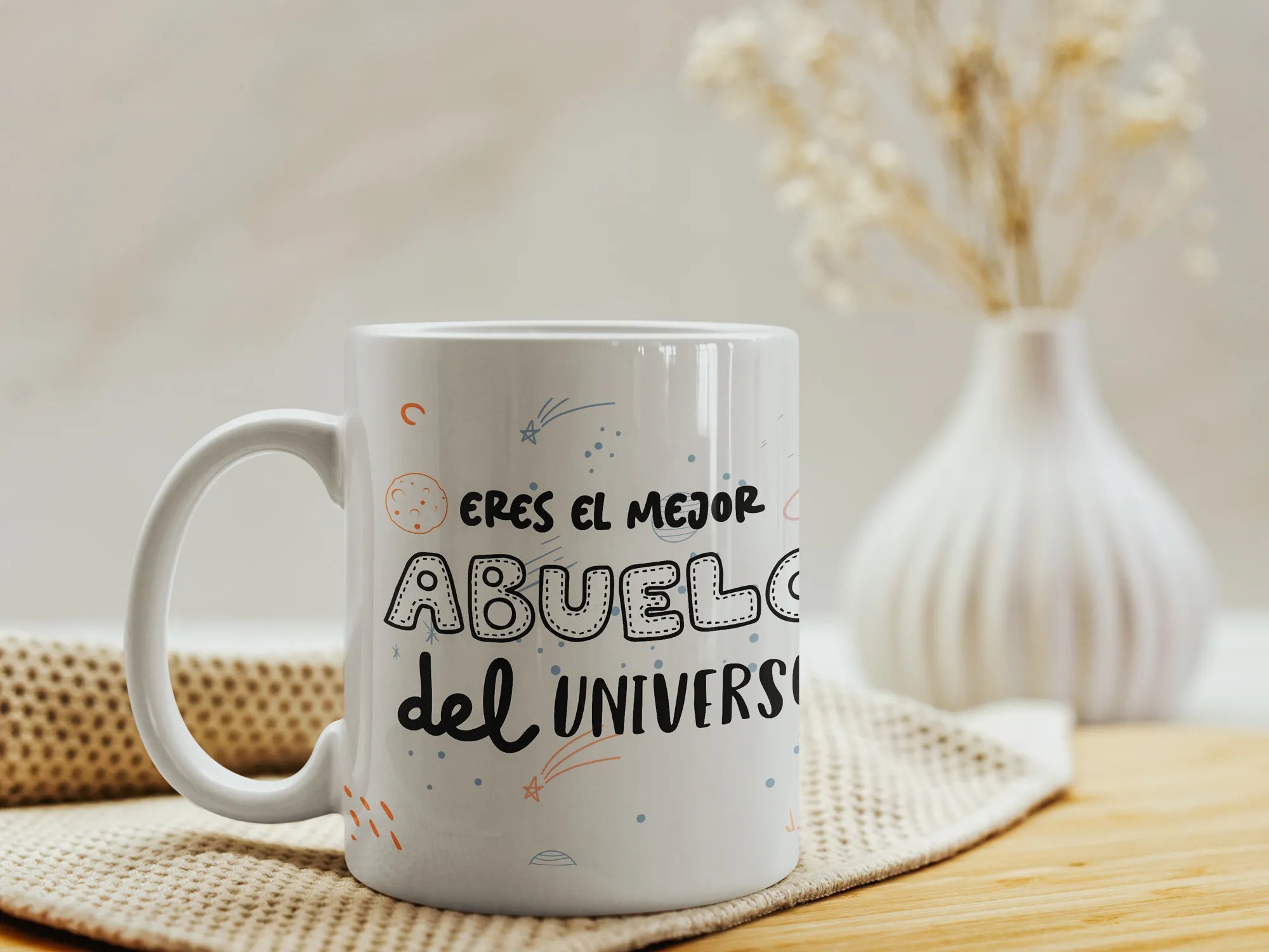 Taza Personalizada "Mejor Abuelo del Universo"