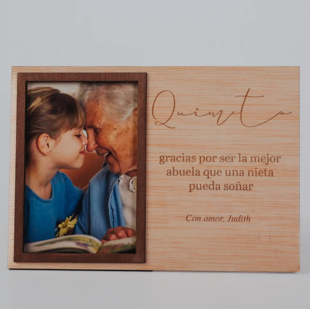 MARCO DE MADERA “QUIMETA”