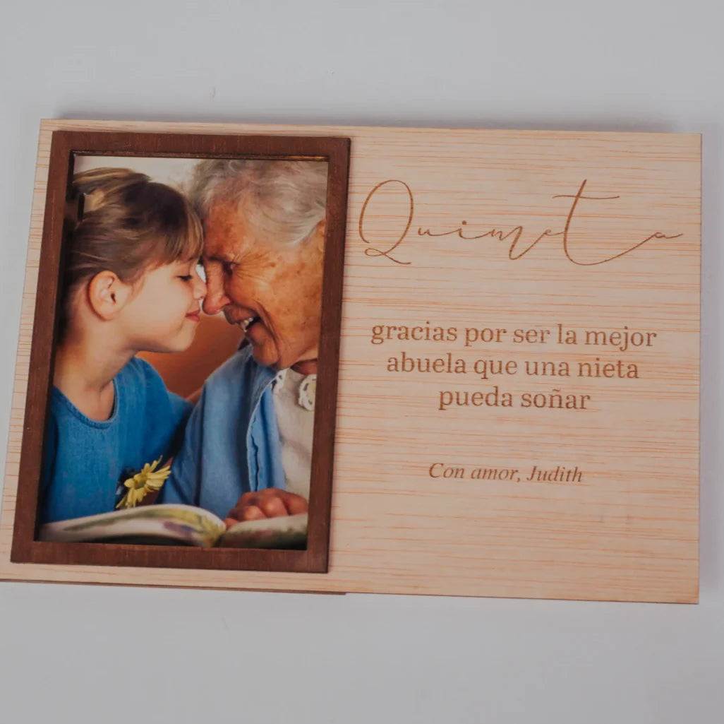 MARCO DE MADERA “QUIMETA”