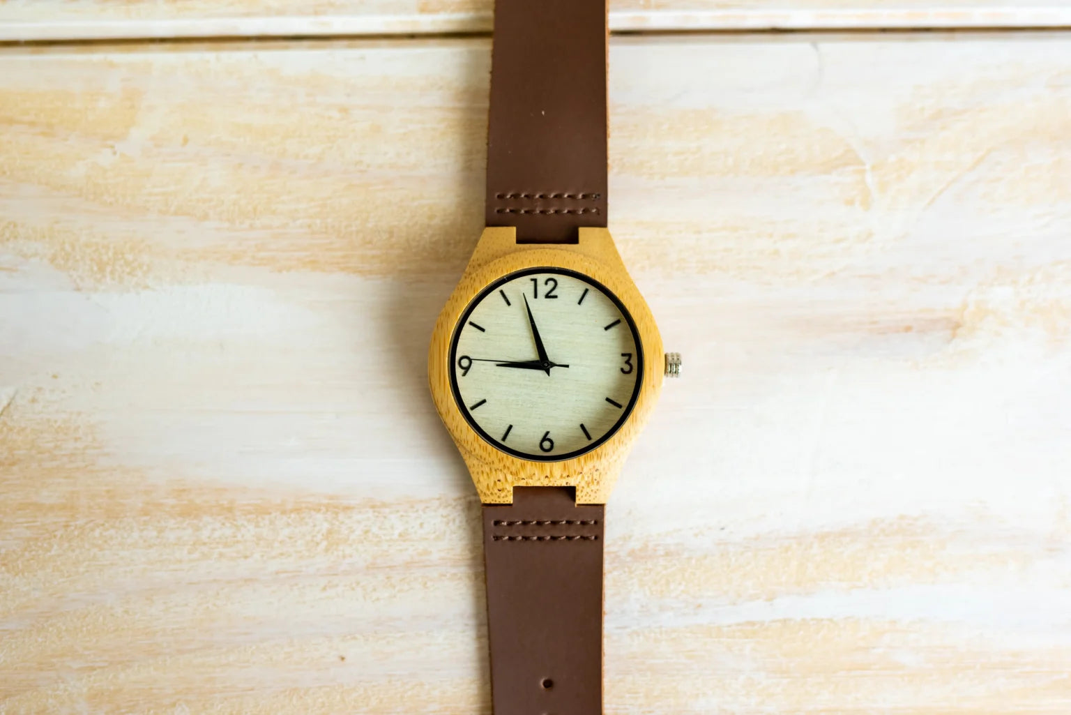 RELOJ DE HOMBRE PERSONALIZADO “CAOBA”